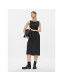 Tommy Jeans Коктейлна рокля Tjw Open Back Cotton Midi Dress DW0DW17431 Черен Slim Fit - Pepit.bg