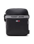 Tommy Jeans Мъжка чантичка Tjm Essential Twist Reporter AM0AM08187 Черен - Pepit.bg