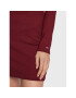 Tommy Jeans Плетена рокля Signature Bodycon DW0DW14386 Бордо Slim Fit - Pepit.bg