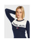 Tommy Jeans Плетена рокля Archive DW0DW14400 Тъмносин Regular Fit - Pepit.bg