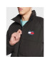 Tommy Jeans Пухено яке DM0DM15607 Черен Regular Fit - Pepit.bg
