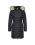 Tommy Jeans Пухено яке Essential DW0DW09060 Черен Regular Fit - Pepit.bg