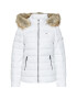 Tommy Jeans Пухено яке Essential DW0DW09062 Бял Slim Fit - Pepit.bg