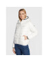 Tommy Jeans Пухено яке Quilted Tape DW0DW09350 Бял Relaxed Fit - Pepit.bg