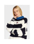 Tommy Jeans Пуловер Blockstripe DW0DW14275 Тъмносин Oversize - Pepit.bg