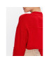 Tommy Jeans Пуловер DW0DW15396 Червен Relaxed Fit - Pepit.bg