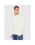 Tommy Jeans Пуловер Essential Cable DM0DM11857 Бял Regular Fit - Pepit.bg