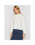Tommy Jeans Пуловер Essential DW0DW09802 Бял Relaxed Fit - Pepit.bg