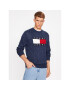 Tommy Jeans Пуловер Flag DM0DM17762 Тъмносин Relaxed Fit - Pepit.bg