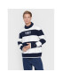 Tommy Jeans Пуловер Serif Stripe DM0DM15154 Тъмносин Relaxed Fit - Pepit.bg