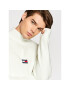 Tommy Jeans Пуловер Solid Badge DM0DM11875 Бял Relaxed Fit - Pepit.bg