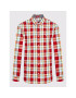 Tommy Jeans Риза Essential Poplin DM0DM13041 Червен Regular Fit - Pepit.bg