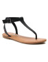 Tommy Jeans Сандали Essential Toe Post Flat Sandal EN0EN01316 Черен - Pepit.bg