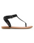 Tommy Jeans Сандали Essential Toe Post Flat Sandal EN0EN01316 Черен - Pepit.bg