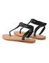 Tommy Jeans Сандали Essential Toe Post Flat Sandal EN0EN01316 Черен - Pepit.bg