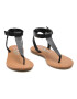 Tommy Jeans Сандали Essential Toe Post Flat Sandal EN0EN01316 Черен - Pepit.bg