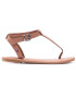 Tommy Jeans Сандали Essential Toe Post Flat Sandal EN0EN01316 Кафяв - Pepit.bg