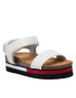 Tommy Jeans Сандали Flag Outsole Sandal EN0EN01806 Бял - Pepit.bg