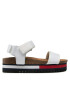 Tommy Jeans Сандали Flag Outsole Sandal EN0EN01806 Бял - Pepit.bg