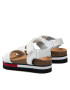 Tommy Jeans Сандали Flag Outsole Sandal EN0EN01806 Бял - Pepit.bg