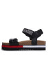 Tommy Jeans Сандали Flag Outsole Sandal EN0EN02122 Черен - Pepit.bg