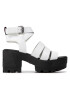 Tommy Jeans Сандали Heeled leather Sandal EN0EN01803 Бял - Pepit.bg