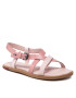 Tommy Jeans Сандали Leather Sandal EN0EN01809 Розов - Pepit.bg