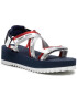 Tommy Jeans Сандали Lurex Webbing Strappy Sandal EN0EN01325 Цветен - Pepit.bg