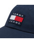 Tommy Jeans Шапка с козирка Heritage Cap AW0AW10185 Тъмносин - Pepit.bg