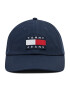 Tommy Jeans Шапка с козирка Heritage Cap AW0AW10185 Тъмносин - Pepit.bg