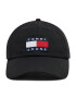 Tommy Jeans Шапка с козирка Heritage Cap Print AM0AM07532 Черен - Pepit.bg