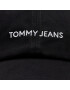 Tommy Jeans Шапка с козирка Linear Logo AW0AW15845 Черен - Pepit.bg