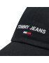 Tommy Jeans Шапка с козирка Sport AW0AW11660 Черен - Pepit.bg