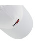 Tommy Jeans Шапка с козирка Tjm Flag Cap AM0AM08496 Бял - Pepit.bg