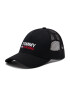 Tommy Jeans Шапка с козирка Tjm Flag Trucker AM0AM07172 Черен - Pepit.bg