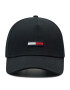 Tommy Jeans Шапка с козирка Tju Flag Cap AU0AU00843 Черен - Pepit.bg