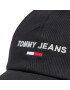 Tommy Jeans Шапка с козирка Tjw Sport Cap AW0AW10746 Черен - Pepit.bg