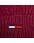 Tommy Jeans Шапка Tjw Basic Flag Rib Beanie AW0AW07223 Бордо - Pepit.bg