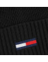 Tommy Jeans Шапка Tjw Flag Beanie AW0AW10883 Черен - Pepit.bg