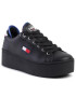 Tommy Jeans Сникърси Flatform Sneaker EN0EN00718 Черен - Pepit.bg