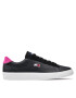 Tommy Jeans Сникърси Leather Low Cut Vulc EN0EN01502 Черен - Pepit.bg