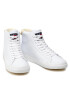 Tommy Jeans Сникърси Leather Mid Cut Vulc EN0EN01629 Бял - Pepit.bg