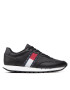 Tommy Jeans Сникърси Leather Runner EM0EM00898 Черен - Pepit.bg