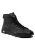 Tommy Jeans Сникърси Mid Leather Vulc EM0EM01067 Черен - Pepit.bg