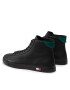 Tommy Jeans Сникърси Mid Leather Vulc EM0EM01067 Черен - Pepit.bg