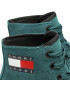 Tommy Jeans Сникърси Nubuck Mid Run Cleat EN0EN01982 Зелен - Pepit.bg