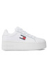 Tommy Jeans Сникърси Tjw Flatform Ess EN0EN02426 Бял - Pepit.bg