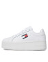 Tommy Jeans Сникърси Tjw Flatform Ess EN0EN02426 Бял - Pepit.bg