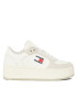 Tommy Jeans Сникърси Tjw Flatform Mat Mix EN0EN02538 Бял - Pepit.bg