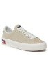 Tommy Jeans Сникърси Tjw Vulc Flatform Suede Sneaker EN0EN02519 Бежов - Pepit.bg